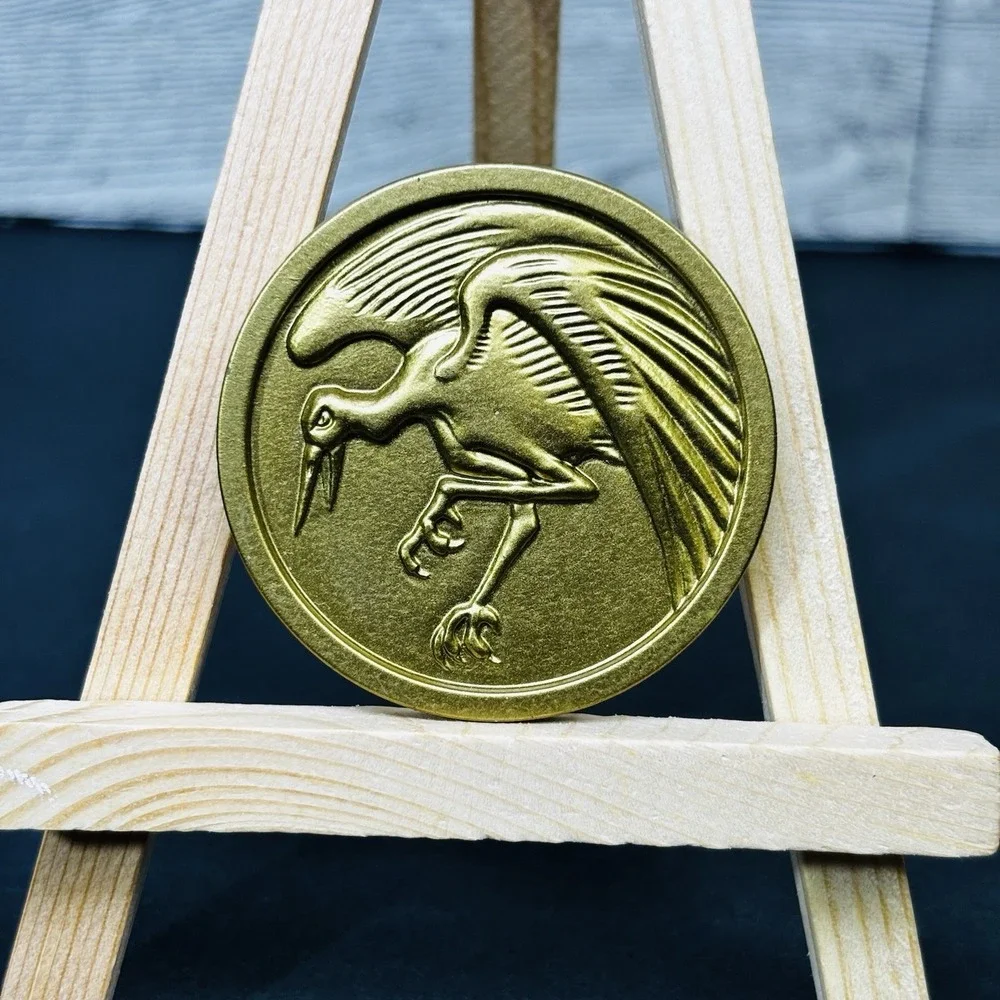 McDonalds 1995 Mighty Morphin Power Rangers Double Sided Buckle Coin‎